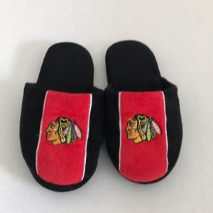 Children NHL Blackhawks Slippers Size S 1-2